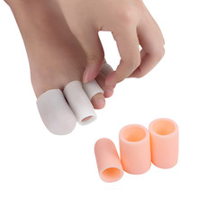 2pcs=1pair Silicone Finger Toe Protector Plantar Fasciitis Preventing Blister Corns Bunion Corrector Gel Foot Care Pedicure Tool 2024 - buy cheap
