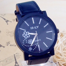 High Qualityflower Leather watch women ladies dress Quartz Wrist Watch Relogio Feminino kow057 2024 - buy cheap