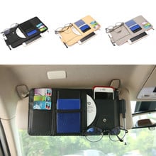 Car Accessories Auto Sun Visor Organizer Holder Tool Pouch for Dodge Journey Juvc Charger Durango Cbliber Sxt Dart 2024 - buy cheap