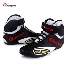 Motorcycle Racing boots Riding Tribe Microfiber Leather Breathable Locomotive shoes Street Moto Motorbike Summer Boots 2024 - buy cheap