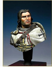 Kit de montagem de busto em resina 1/10 cavaleiros teutônicos 2024 - compre barato