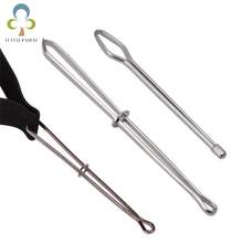 2Pcs/lot Stainless Steel Cited Clips Elastic Belt Wearing Rope Weaving Tool Bag Wrap Rope Wearing Sewing Accessories GYH 2024 - buy cheap