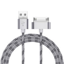 USB кабель для быстрой зарядки iPhone 4 s, 3G, iPad 1, 2, 3, iPod, itouch, 30-контактный кабель для зарядки, адаптер для синхронизации данных 2024 - купить недорого