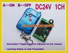 Controle remoto dc24v 1ch rf, sistema de controle de acesso, lâmpada led, interruptor liga/desliga 315/433.92mhz, código de aprendizagem 2026 - compre barato Controle remoto dc24v 1ch rf, sistema de controle de acesso, lâmpada led, interruptor liga/desliga 315/433.92mhz, código de aprendizagem 2026 - compre barato