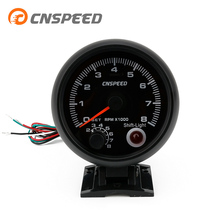 CNSPEED 80mm Racing Car 0-8000 RPM Blue LED Adjustable Tachometer RPM Gauge Shift Light 4 6 8 Cylinder YC100139-CN 2024 - buy cheap