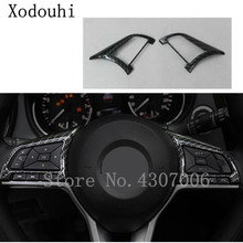 Car inside detector stick Steering wheel button Interior Kit Trim frame 2pcs For Nissan X-Trail XTrail T32/Rogue 2014 2015 2016 2024 - buy cheap