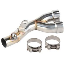 Race Exhaust Link Mid Pipe Stainless Clamp For Yamaha YZFR6 YZF-R6 YZF R6 2006 07 08 09 2010 2011 2012 2014 2015 2016 2017 2018 2024 - buy cheap