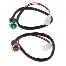 2Pcs Neutral Reverse Motorcycle N/R Light Indicator  signal ATV Light Gear For 50cc 110cc 125cc 150cc 200cc 250cc 2024 - buy cheap