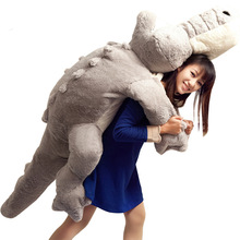 65-150 см огромный плюшевый коврик из крокодила, мягкая подушка для сна, Мультяшные плюшевые куклы, подарок для девочки 2024 - купить недорого