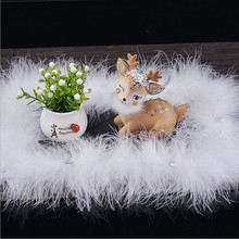 Car Ornaments Crystal Deer Dashboard Decoration Personality Artificial Plants Cute Deer Feather Car Interior Decor Home Gifts 2024 - buy cheap