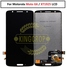 Pantalla LCD táctil para Motorola Moto G6 XT1925, montaje de repuesto, 100% probado para Moto G6, digitalizador LCD 2024 - compra barato