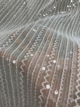Нигерийская свадебная ткань, искусственная ткань высокого качества, французская вышитая сетчатая кружевная ткань для свадебного платья 2024 - купить недорого