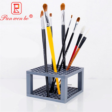 1Piece 96Holes Penholder black Paint Brush Pen Holder Rack Display Stand Support Holder 2024 - buy cheap