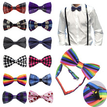 Corbata de moño para hombres, corbata de varios patrones artísticos, de negocios, para boda, banquete, fiesta, color mezclado 2024 - compra barato