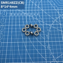 Бесплатная доставка, 2 шт., высококачественные гибридные керамические шарикоподшипники SMR148ZZ (8*14*4 мм) из нержавеющей стали с глубоким желобом SMR148Z SMR148 2024 - купить недорого