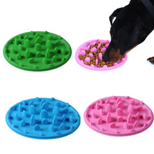 Pet Puppy Dog Cat Slow Feeder New Healthy Anti-slip Choke NoGulp Bloat Water Food Bowl Feed Dish Paw Silicone Dish Bowl Food Hot 2024 - buy cheap