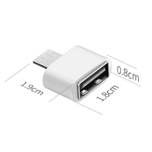 2 шт./лот, новый стиль, Мини OTG кабель, USB OTG адаптер, микро USB в USB конвертер для планшетных ПК, Android 2024 - купить недорого