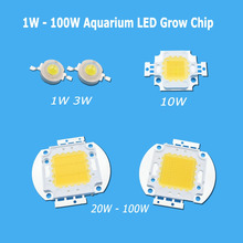 Высокая мощность 380nm-840nm полный спектр белого аквариума led grow chip 1W 3W 10W 20W 30W 50W 100W LED водное растение 2024 - купить недорого
