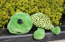 Juguete de peluche encantador tortuga con ojos grandes almohada de juguete de felpa, regalo de cumpleaños h466 2024 - compra barato