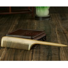 Natural Green Sandalwood Pointed Tail Comb Home Authentic Horn Combs Pick Wood Children Electrostatic Professional Hair Sale 2024 - buy cheap