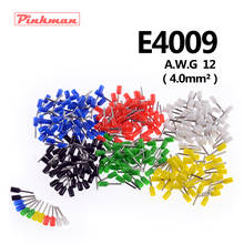 20/50/100pcs E4009 Tube insulating terminals AWG 12 Insulated Cable Wire 4.0mm2 Connector Insulating Crimp Terminal Connect 2024 - buy cheap