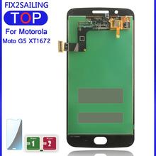 Display For Motorola Moto G5 XT1672 XT1676 100% Working LCD Display Touch Screen Digitizer Assembly Replacement 2024 - buy cheap