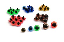 30 pçs/lote 9mm/10.5mm/12mm/13.5/mm 15 vermelho/verde/azul /amarelo/brown diy botão brinquedo segurança olhos-opção de cor tamanho handscrew 2024 - compre barato