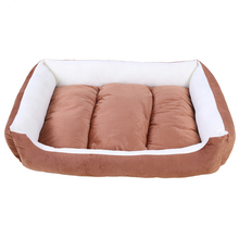 CANILE Tamaño Mediano Perro Cama Mat Soft Fleece Pet Puppy Dog Cat Cama Caliente de la Casa de la Felpa Cozy Nest Pad Perrera Perro de la Casa 2024 - compra barato