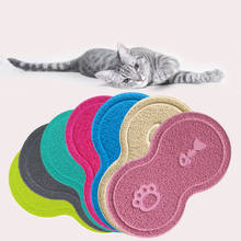 Коврик для кошачьего туалета, 8 форм, коврик для кошачьего котенка, коврик для кормления, противоскользящий водонепроницаемый коврик для сна, коврик для уборки 2024 - купить недорого