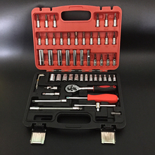 53 peças conjunto de manga de soquete ferramenta de reparo automático conjunto de chave de combinação 2024 - compre barato