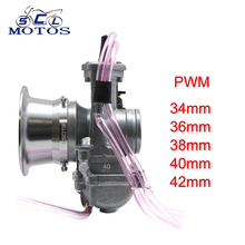 Sclmotos -for Keihi PWM 34 36 38 40 42mm Motorcycle Carburetor Carb 2T/4T Engine Motorcycle Scooter UTV ATV Dirt Pit Bike jet 2024 - buy cheap