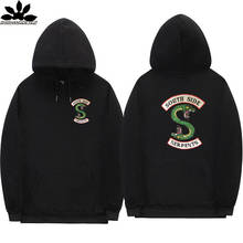 New South Side Serpents Hoodie Sweatshirt Hip hop Streetwear Autumn Spring Hoodies Men fashion Riverdale hoodie 2024 - buy cheap