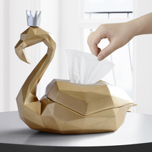 Modern Resin Cute Flamingo Tissue Box Ornament Home Livingroom Table Figurines Decoration Hotel Office Desktop Furnishing Crafts 2024 - buy cheap