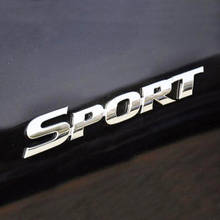 3D пластик хром логотип автомобиля Наклейка Спортивная эмблема значок дверь наклейка авто аксессуары для Toyota Highlander BMW HONDA VW автомобиль Стайлинг 2024 - купить недорого