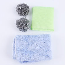 Креативные кухонные чистящие инструменты, полотенца для мытья, тряпки, Чистящая губка, Чистящая салфетка из микрофибры для мытья посуды 2024 - купить недорого
