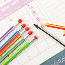 5PCS/lot Soft Pencil Colorful Magic Flexible Bendy Soft Pencil for Kids Student School Office Use 2024 - buy cheap
