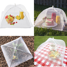Kitchen Gadgets Tool Food Cover Net Square Folded Washable Mesh Food Cover Anti Insect Food Umbrella Outdoor Picnic Food Cover 2024 - buy cheap