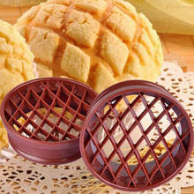 1Pc Plastic Cake Bread Mold Pineapple Dome Bun Mould Bakery Supply Plunger Cutter Mold Baking Bakeware Lattice Bread Mould Tool 2024 - buy cheap