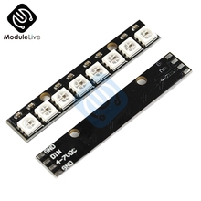 Placa controladora de tira para Arduino, 8 luces LED de 8 canales, WS2812, 5050 RGB, a todo Color 2024 - compra barato
