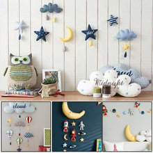 Bed Bell Toys DIY Star Moon Rocket Baby Toy Handmade Circling Baby Rattles Crib Mobiles Newborn Holder Musical Box Baby Bed Toys 2024 - buy cheap