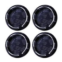 Black 4Pcs/set Plastic 50mm Car Trucks Vehicle Wheel Center Rim Hubs Covers Set Tyre No Badge Caps Covers Car Accessories 2024 - buy cheap