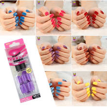 Belen 10 Colors False Nails Tips Press On Manicure Gel Polish False Tips Nail Art Design Short Length Artificial Nails Extension 2024 - buy cheap