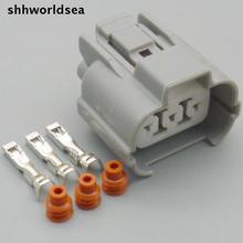 shhworldsea 3 pin way auto Section height motor socket car plastic terminal connector plug 6189-0130  for Honda TOYOTA accord 2024 - buy cheap