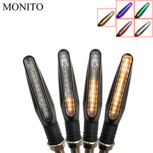 motorcycle flowing water flicker led motocross turn signal light lamp For Moto Guzzi BREVA 750 1100 GRISO MGX21 GT8V NORGE 1200 2024 - buy cheap