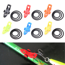 Fishing Rod Lure Bait Safety Holder Plastic Hanger Fishing Hook Keepers Fish Tackle Gadgets Accessories 3 Pcs 6 Colors 2024 - buy cheap