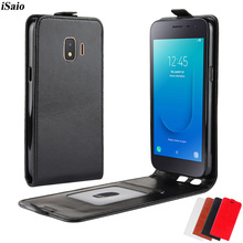 Para Samsung Galaxy J2 Core Flip caso de la cubierta de cuero Carcasa para Samsung J2 Core Coque TPU cáscara interior con tarjeta ranuras de la caja del teléfono 2024 - compra barato