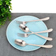 NICEYARD Stainless Steel Spoon Forks Flatware Dinnerware Cooking Accessories Skeleton Skull Printed Tableware Kitchen Tools 2024 - buy cheap
