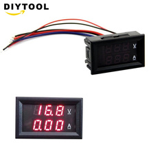 Mini Digital Voltmeter Ammeter DC 0-100V 10A Red LED Dual Display Panel Amp Volt Voltage Current Meter Tester 2024 - buy cheap