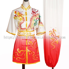 Uniforme chino de Wushu para hombres, mujeres, niños y niñas, ropa de kung-fu, Traje de artes marciales taolu, bordado, novedad 2024 - compra barato