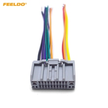 FEELDO Car Audio Stereo Wiring Harness Adapter Plug For Jeep Wrangler/Compass OEM Factory Radio CD/DVD #4050 2024 - buy cheap